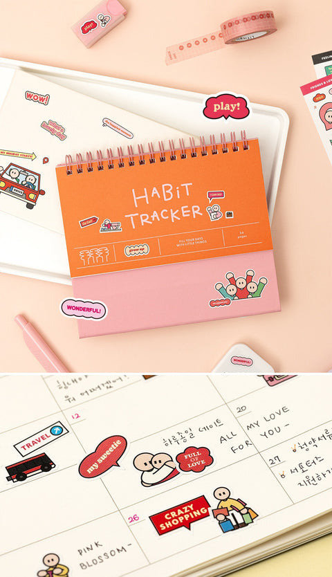 Simpler Daily Point Sticker Pack | 6 sheets