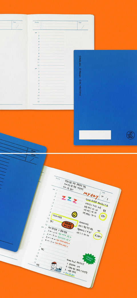 O,LD! A5 Notebook [4types] | Weekly, Daily, Line, Grid