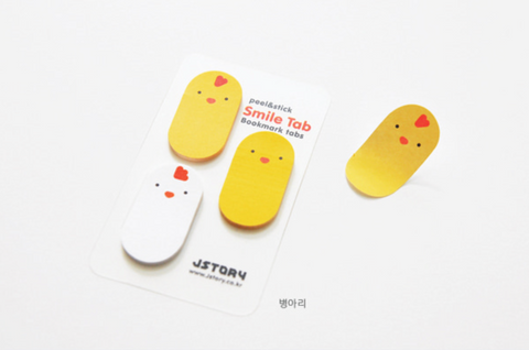 Smile Tab Sticky Notes [Chick] | Bookmark Tabs