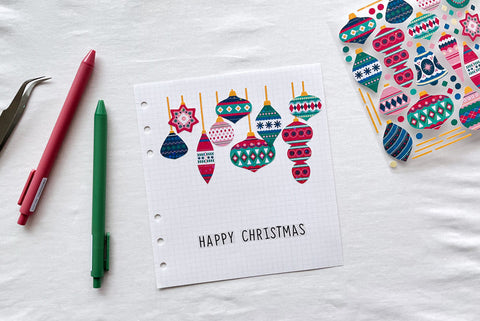 Christmas Tree Decoration Seal Sticker | Deco Sticker
