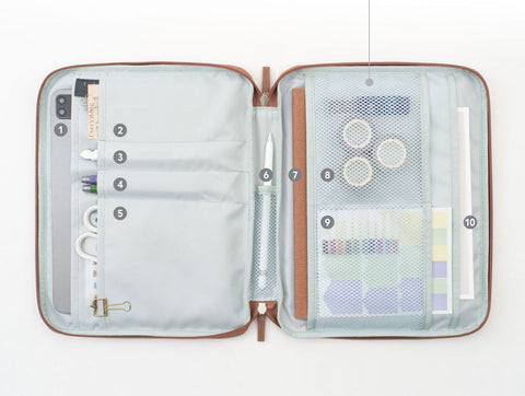 Multi Pouch For Book & 11" Tablet [6colors] | 11inch iPad Case