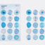 Sealing Wax Sticker [Milky Blue]
