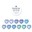 Sapphire Heart Masking Tape