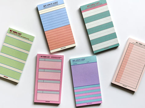 My Own List Memo Pad Set