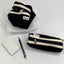 Clam Round Pencil Case [Corduroy Black] | Pen Pouch