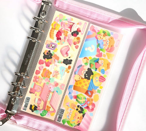 A5 6ring Pastel Binder Cover [5colors]