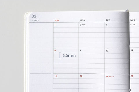 2026 A Piece of Weekly Planner [5colors]