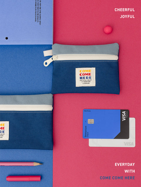 ComeComeHere Flat Mini Pouch [4colors] | Card Case