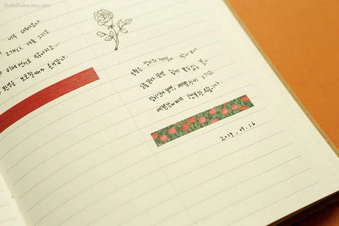Slim Masking Tape 2p [Flower]