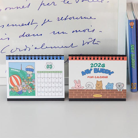 2026 My Buddy Mini Desk Calendar