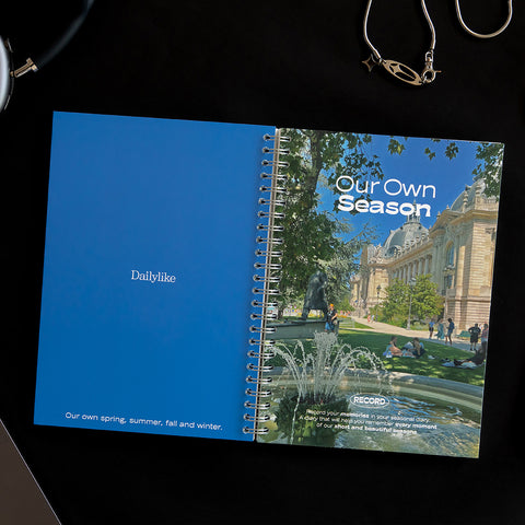 Twin Ring Notebook [2types] | Grid, Blank Notebook