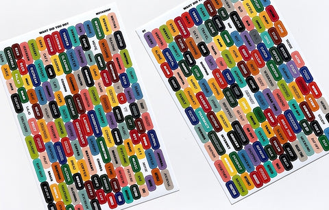 Where and What Seal Sticker | Deco Sticker