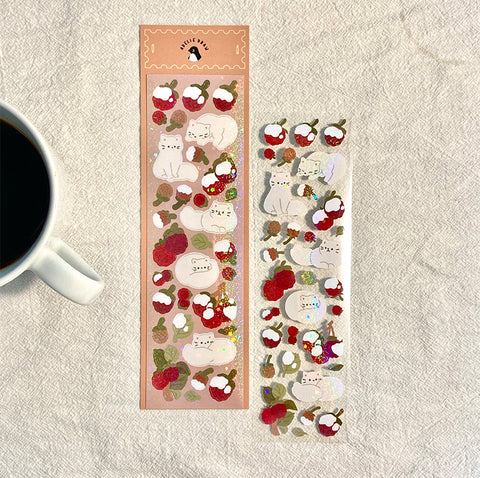 Seal Sticker [Snow Berry Cat]