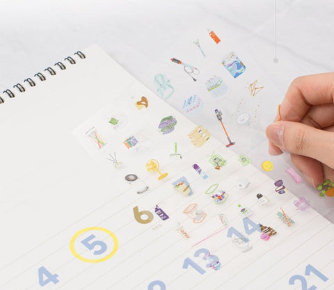 Useful Deco Stickers _ At Home v.4 [3types]