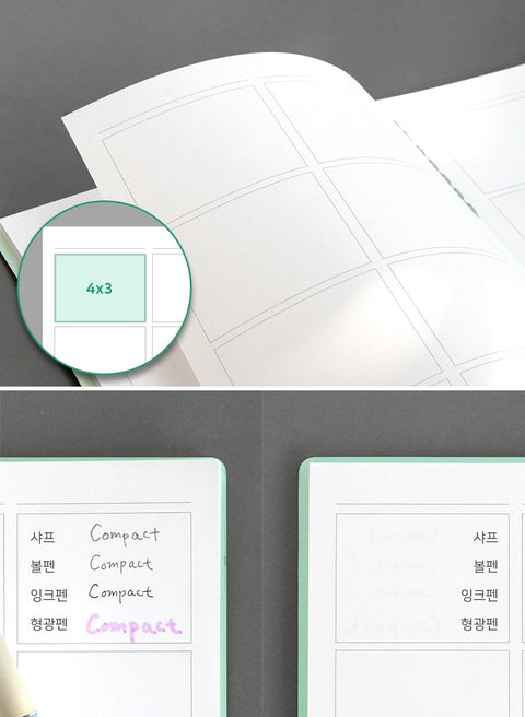 Compact A5 Idea Notebook _Storyboard [4colors]