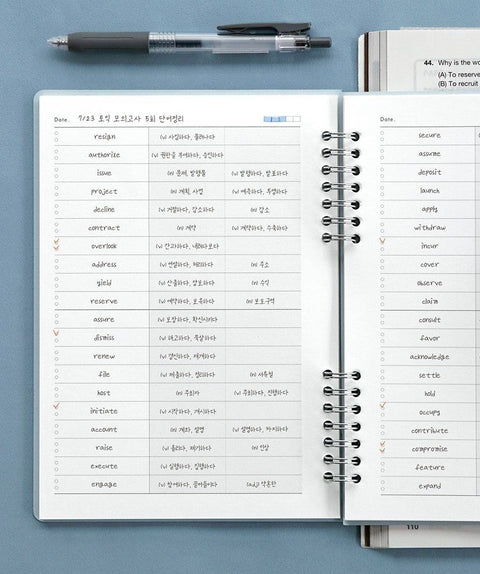 ICONIC Daily A5 Vocabulary Word Notebook [2colors] | Word Book