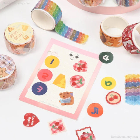 Jelly Bear Masking Tape | Bear Sticker
