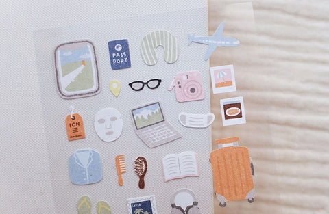 Planner Stickers [1199 happy journey]