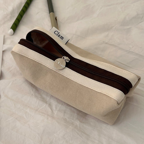 Clam Round Pencil Case [Ang Butter] | Pen Pouch