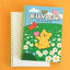 Twin Ring Grid Notebook - 05 Jelly Bear