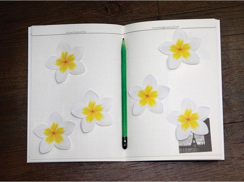 Plumeria Sticky Notes | Flower