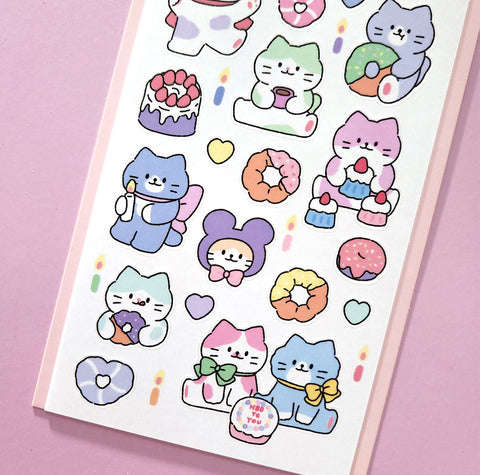 Sweets Seal Sticker | Kitty