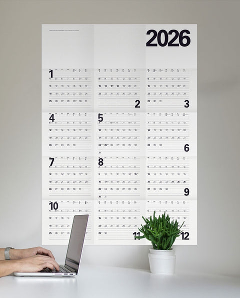 2026 Wall Poster Calendar [2types]