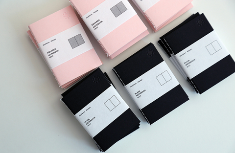 Petit Grid Notebook [Pink] | Mini Squared Notebook