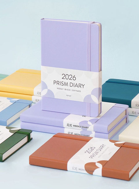 2026 PRISM B6 Weekly Diary [12colors] | Weekly Planner
