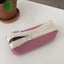 Clam Round Pencil Case [Dry pink] | Pen Pouch