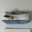 Clam Round Pencil Case [Corduroy Warm Blue] | Pen Pouch