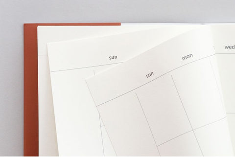 Half a Year Weekly Diary [4colors] | 6 months Weekly Planner