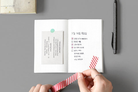 Pocket Notebook v.2 _ Grid [4types] | Squared Notebook