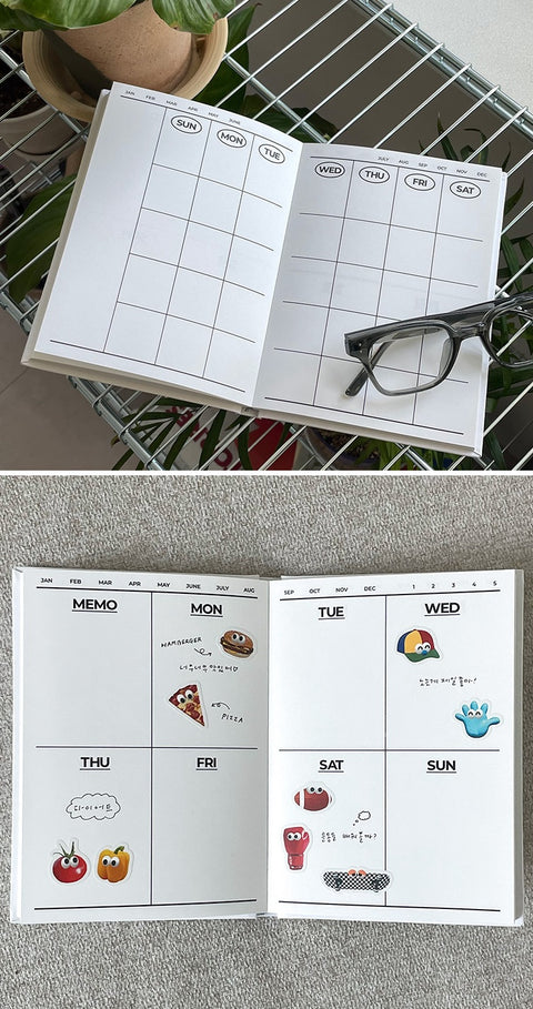 Good Luck Weekly Diary for 12 months | Weekly Planner