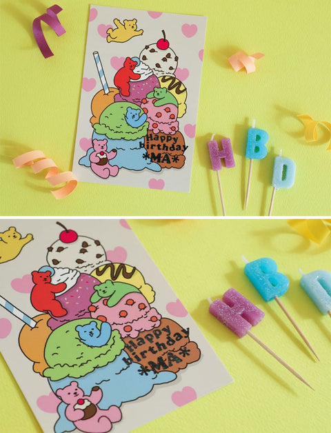 Jelly Bear Party Postcard Pack