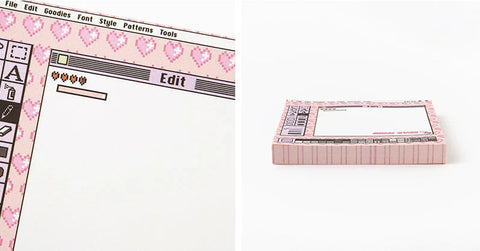 Moonlight Pink Game Over Memo Pad