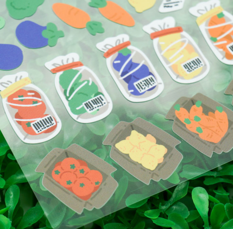 Vegetable Store Seal Sticker