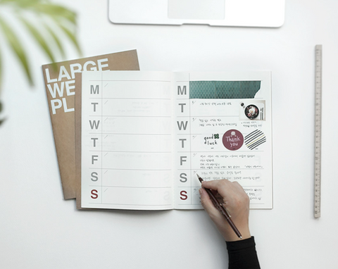 Kraft Weekly Planner [medium, large, big]