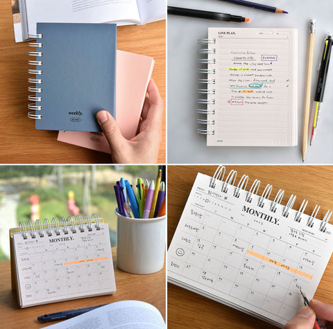 NEW Press Checkbook [12types] | Daily, Weekly, Monthly Planner