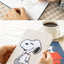 Peanuts Snoopy Hardcover Line Notebook [2colors]