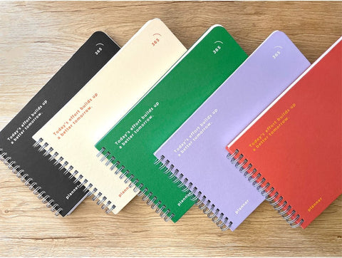 Build Up 365days Daily Planner [5colors] | Daily Time Scheduler