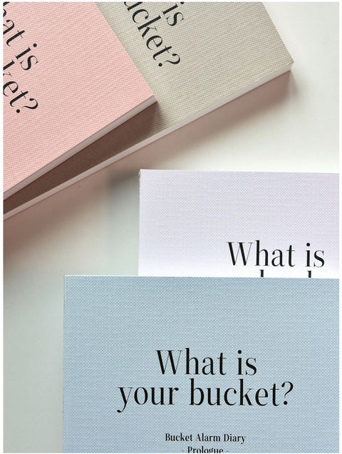 Bucket Alarm Diary [4colors] | Daily Checklist | Bucket List