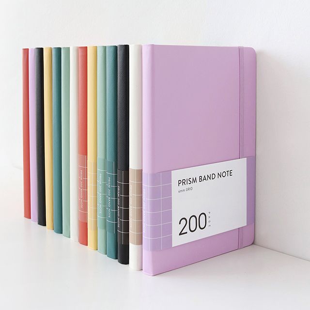 PRISM 200 Grid Notebook [7colors] – dubudumo