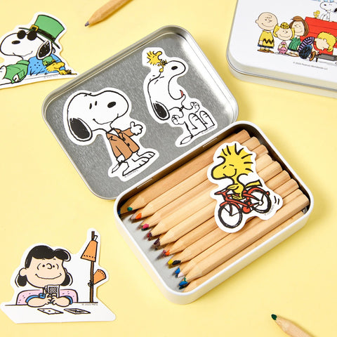 Peanuts Tin Case Stickers Pack ver.2