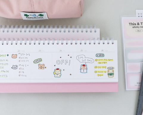 Do Weekly Planner 12months [4colors] | Desk Study Planner