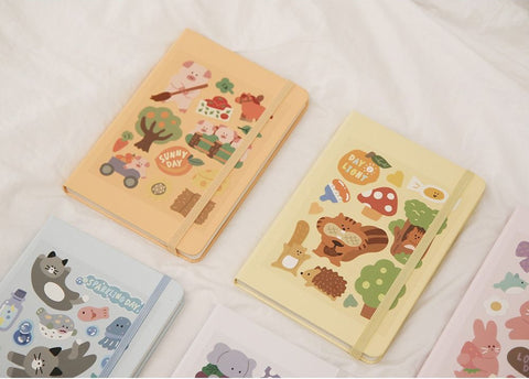 My Color My Day Notebook Line | Blank | Grid [6colors]