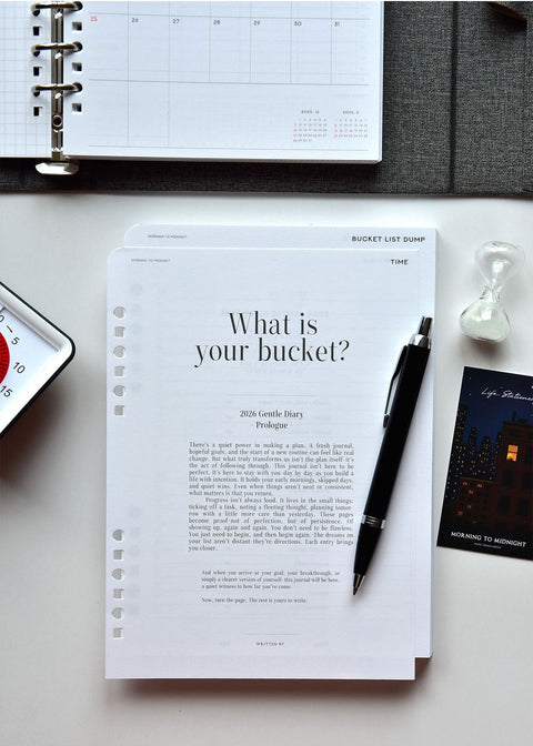 2026 Gentle Weekly Planner Diary A5 [8types] | Time Planner