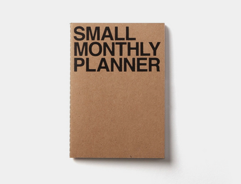 Kraft Monthly Planner [mini, small, medium, large]
