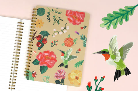 Blooming Line Notebook [4types]