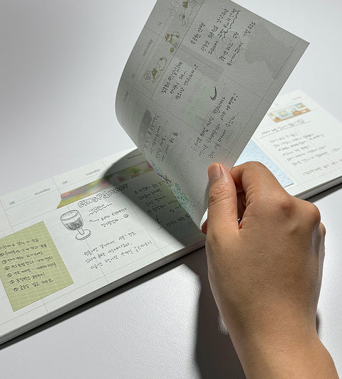 2026 Delight Log Wide Weekly Planner [4types]